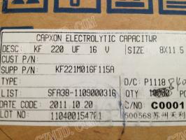 Capacitor 220UF 16V