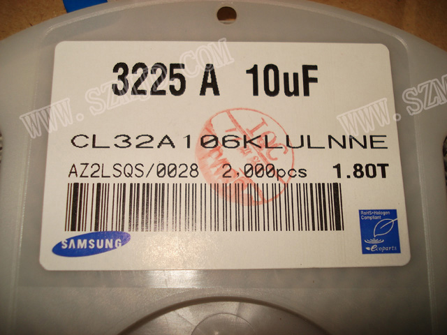 10UF 35V 1210 陶瓷电容